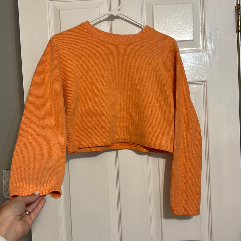 ZARA cropped long sleeve